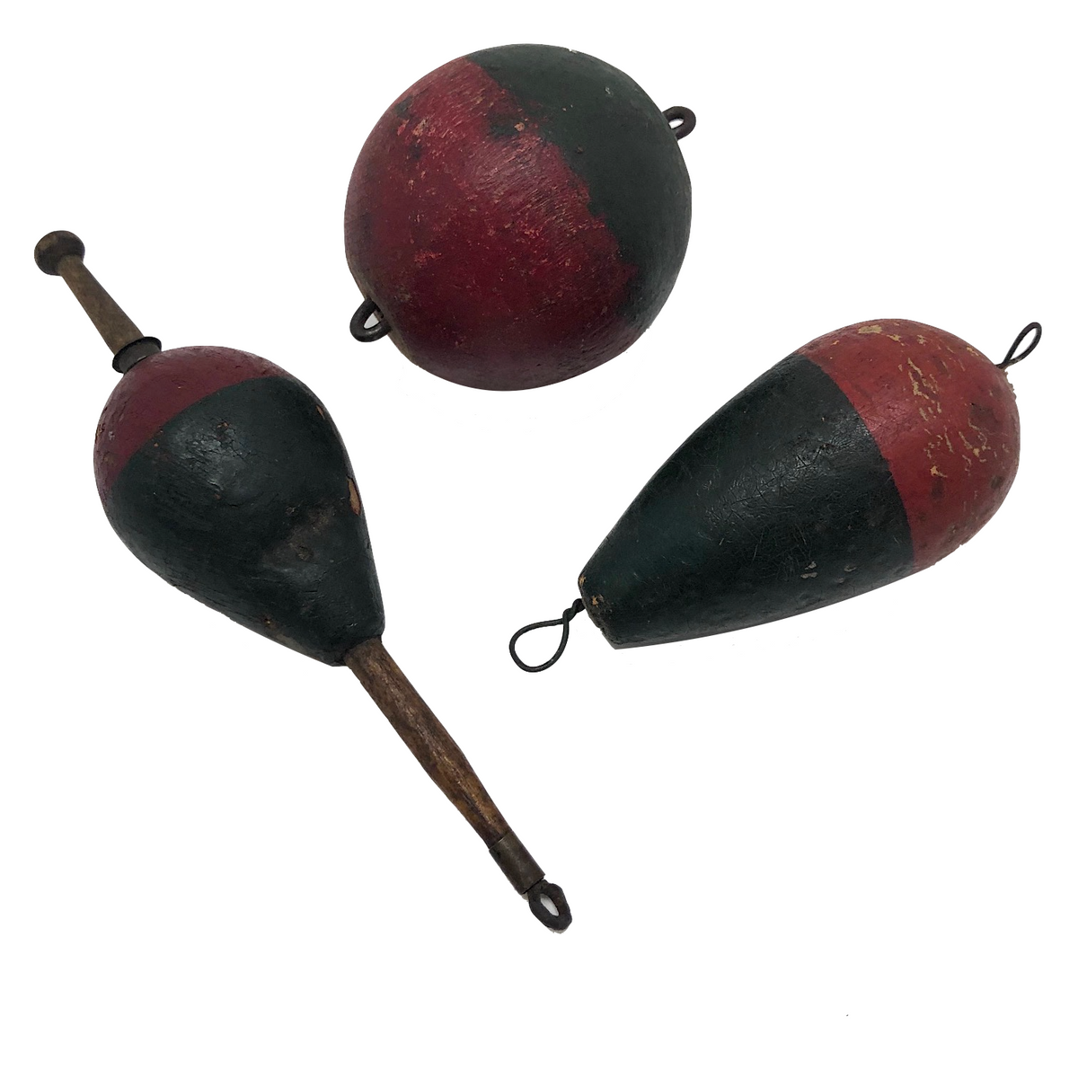 Wooden Vintage Fishing Bobbers and Floats