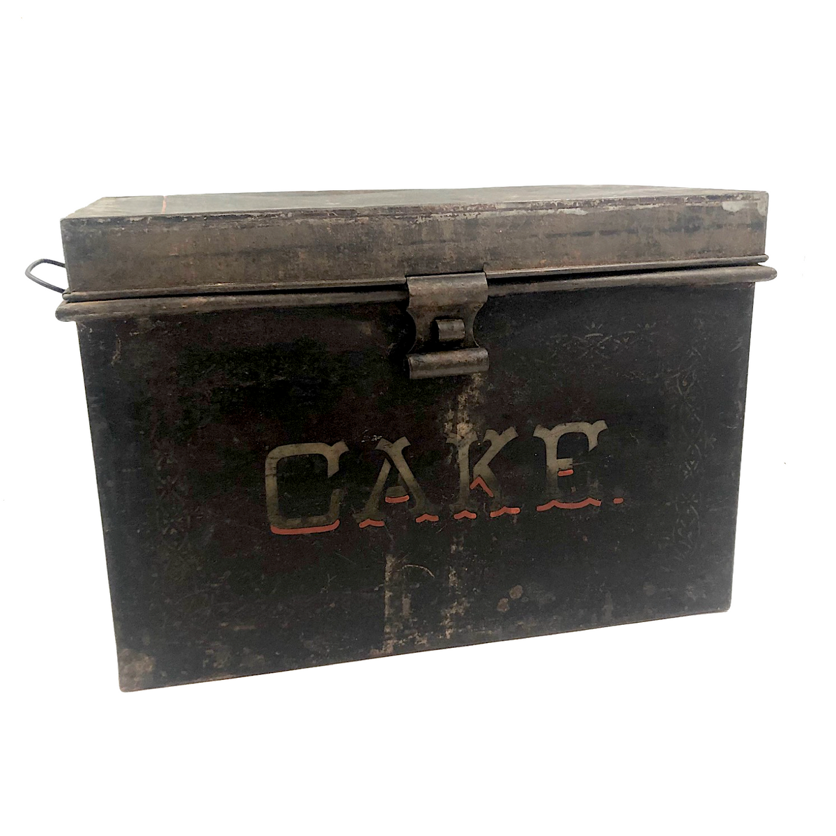 Antique store Tin Cake Box