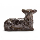 Homely Lamb, Hugely Empathetic Old End Of Day Sewer Tile Pottery Sculpture