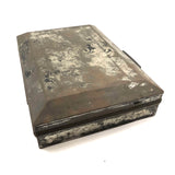 Antique Painter's Travel Box with Palette and Latching Compartments