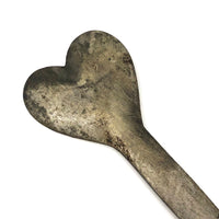 Nice Old Pewter Heart Shaped Letter Opener