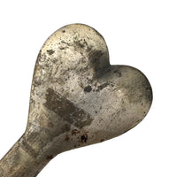 Nice Old Pewter Heart Shaped Letter Opener