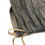 Excellent Old Red Cross Railroad Striped Denim Drawstring Bag (with Khaki Kerchief Bonus)