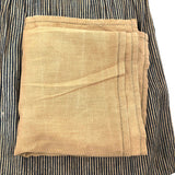 Excellent Old Red Cross Railroad Striped Denim Drawstring Bag (with Khaki Kerchief Bonus)