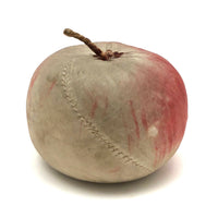 Delicious Antique Painted Silk Apple Pin Cushion