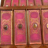 Box Full of Butterfly Wings--Lovely Victorian Case of Glass Specimen Slides