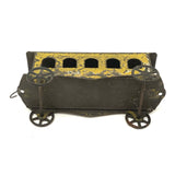 Antique Painted Tin Toy, Yellow Carriage / Train Car