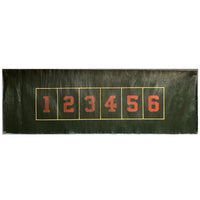 Early 20th C. Oil Cloth Carnival Game of Chance Numbers Board