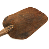 Old Leather Make Do Fly Swatter with Wooden Handle and Wonderful Patina