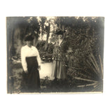 Wonderfully Wild: Two Women on Audubon Walk, Moody Antique Photo