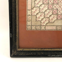 Naval Captain's Diversion: Amazing Set of Three 19th C. Geometric Ink Drawings