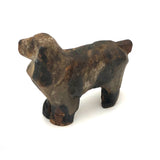 Excellent Little Old Carved and Painted Dog