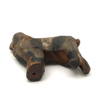 Excellent Little Old Carved and Painted Dog