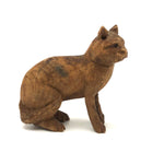 Excellent Little Old Carved Cat