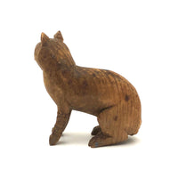 Excellent Little Old Carved Cat