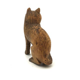 Excellent Little Old Carved Cat