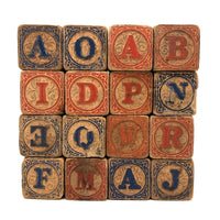 Early US Embossing Co. Alphabet and Animal Blocks