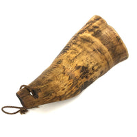 Perfectly Labeled Antique Horn Shoe Horn