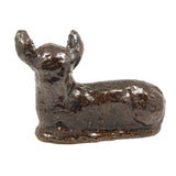 Homely Lamb, Hugely Empathetic Old End Of Day Sewer Tile Pottery Sculpture