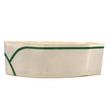 c. 1970 White with Green Stripe "Classy Cap" Paper Hats (Two Lots of 8 Available)