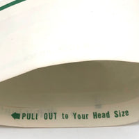 c. 1970 White with Green Stripe "Classy Cap" Paper Hats (Two Lots of 8 Available)