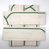 c. 1970 White with Green Stripe "Classy Cap" Paper Hats (Two Lots of 8 Available)