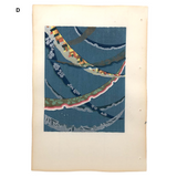 Woodblock Prints, Furuya Korin Kimono Kimono Textile Designs, Sold Individually