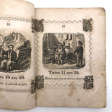 Marmaduke Multiply, Scarce 1845 Child's Book with Handmade Cover and Hand-colored Engravings