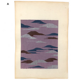 Woodblock Prints, Furuya Korin Kimono Kimono Textile Designs, Sold Individually