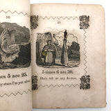 Marmaduke Multiply, Scarce 1845 Child's Book with Handmade Cover and Hand-colored Engravings