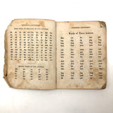 Infantine Knowledge, A Spelling Book, c. 1850, with Letter from Salem Jail!