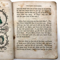 Infantine Knowledge, A Spelling Book, c. 1850, with Letter from Salem Jail!