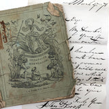 Infantine Knowledge, A Spelling Book, c. 1850, with Letter from Salem Jail!