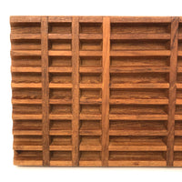 Vintage Jens Quistgaard for Dansk Lattice Teak Trivet / Bread Board