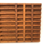 Vintage Jens Quistgaard for Dansk Lattice Teak Trivet / Bread Board