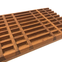 Vintage Jens Quistgaard for Dansk Lattice Teak Trivet / Bread Board