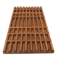 Vintage Jens Quistgaard for Dansk Lattice Teak Trivet / Bread Board