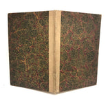 Antique Marbled Paper Covers with Cloth Bindings, Harvard University