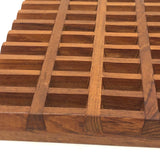 Vintage Jens Quistgaard for Dansk Lattice Teak Trivet / Bread Board