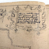 Amazing c. Early-Mid 19th Century Biblical Geneology, Adam and Eve to Jesus, with Charming Drawings