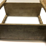 Antique Hanging Folk Art Spool/Spindle Shelf