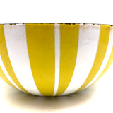 Catherineholm, Norway Vintage MCM Yellow Stripe Large Mixing/Serving Bowl