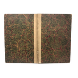 Antique Marbled Paper Covers with Cloth Bindings, Harvard University