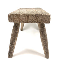 Dramatically Alligatored Old Cricket Stool