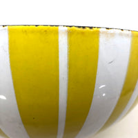 Catherineholm, Norway Vintage MCM Yellow Stripe Large Mixing/Serving Bowl