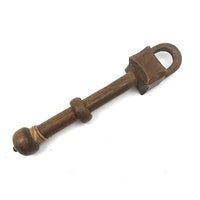 Sweet Antique Rattle Whimsy with Lock Shaped End