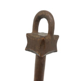 Sweet Antique Rattle Whimsy with Lock Shaped End