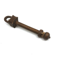 Sweet Antique Rattle Whimsy with Lock Shaped End