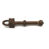 Sweet Antique Rattle Whimsy with Lock Shaped End