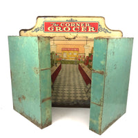 The Corner Grocer, c. 1930s Wolverine Tin Litho Pop Up Shop!